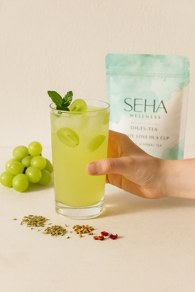 Diges-Tea + Grape Summer Cooler – A Gut-Loving Summer Drink