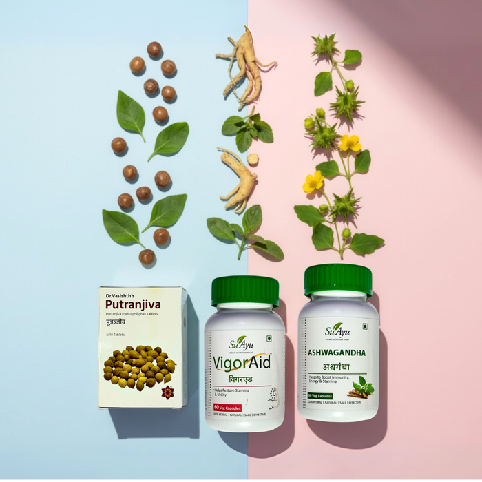 Seha FertilEase Plan for Men – Ayurvedic Fertility & Vitality Boost