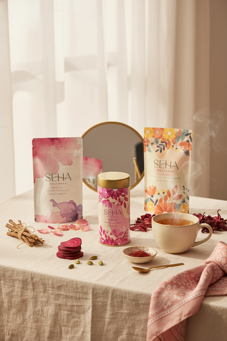 For Her: Hormone and Beauty Trio - Ayurvedic Teas for Balance & Glow